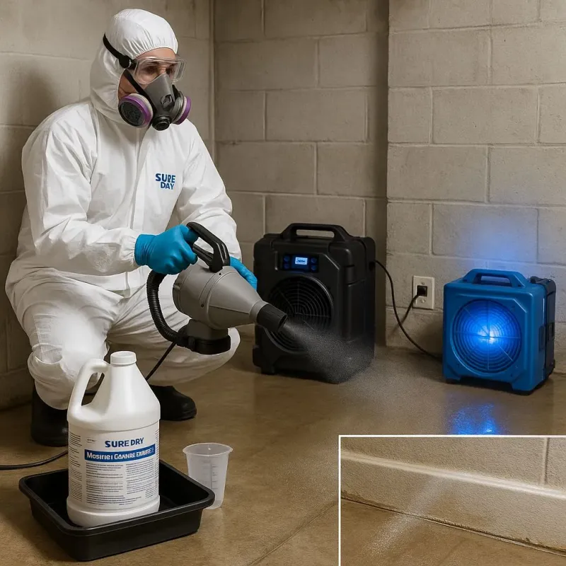 Sanitization and Odor Removal process in Upper Pohatcong, NJ